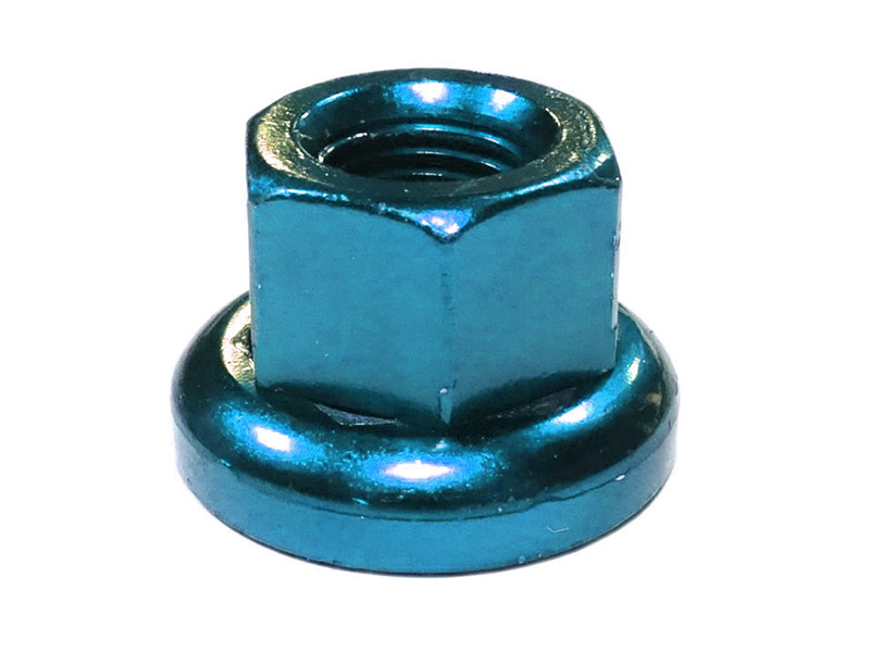 MR.CONTROL Гайка M-FXS для оси Fix Gear, закалнная сталь, M9X1.0, L14,6мм, синяя