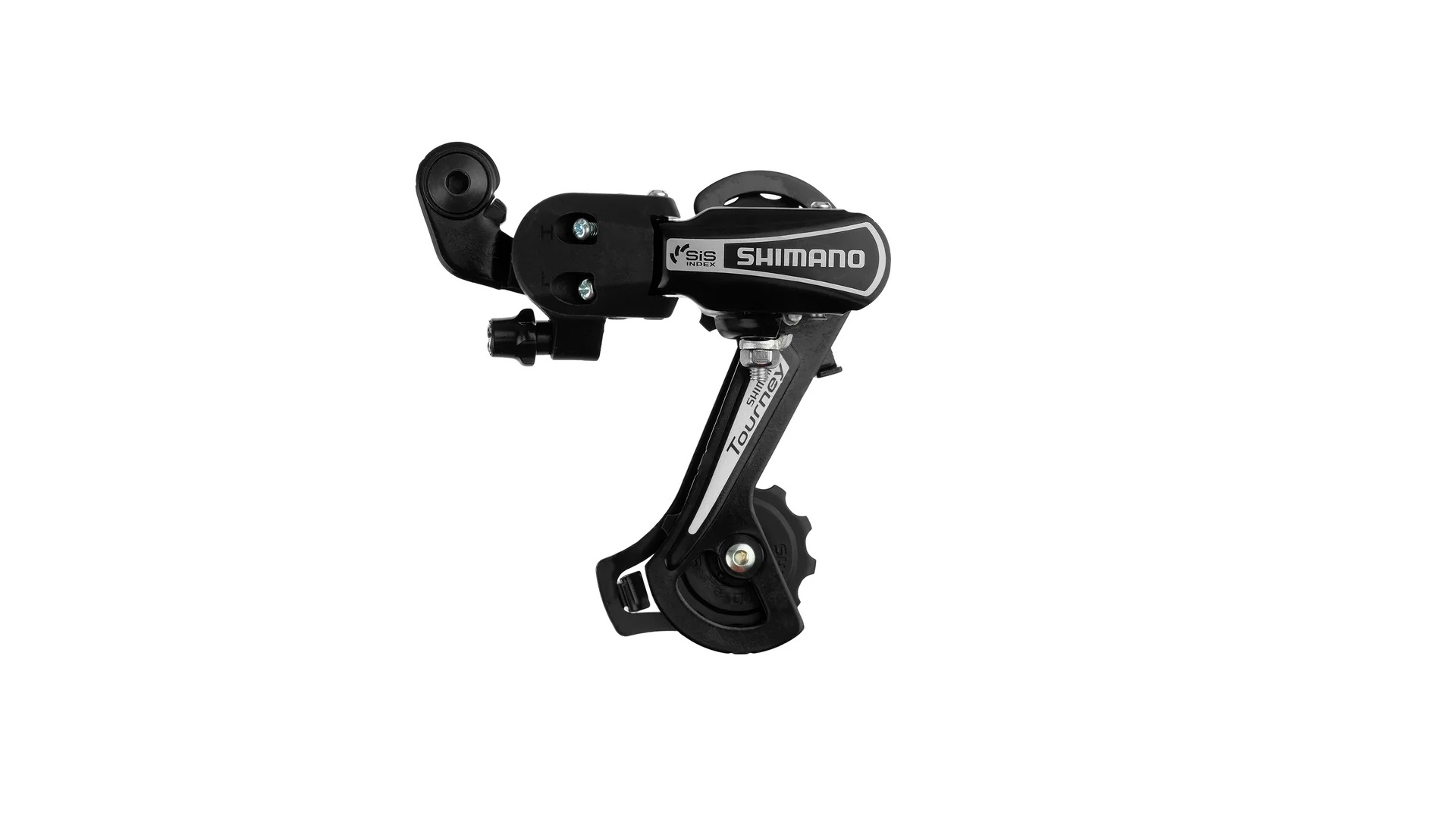 Переключатель задний Shimano Tourney, TY21-B, GS, 6 скоростей, крепление на болт, черный, без упаков