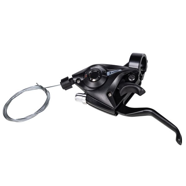 ТОРМОЗНАЯ РУЧКА СО ВСТРОЕННЫМ ШИФТЕРОМ МОД.SUNRUN SL-KD-80, ЛЕВАЯ, 3СК.