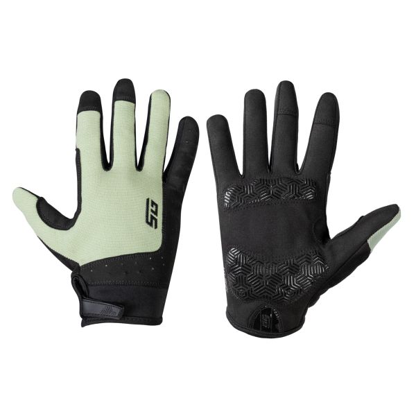 Перчатки полноразмерные STG Fit Skin, размер M, зеленый с черным