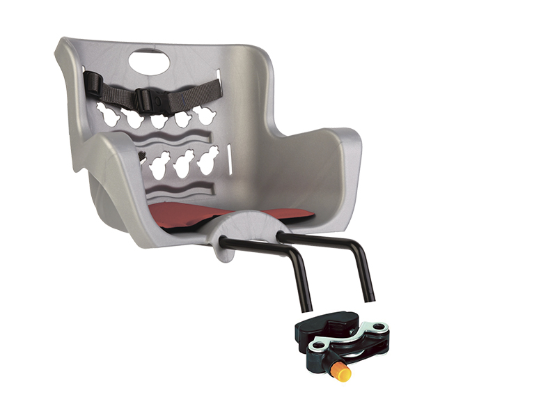 BELLELLI Сидение переднее Pulcino HandleFix, серебристое