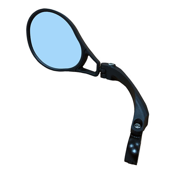Зеркало HF-M901LB-FR01 с креплением на руль, антибликовое голубое стекло, в торг.уп.