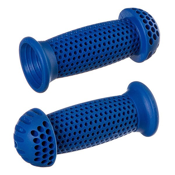 Грипсы STG GR112 100 мм, синие, "грибочки", для самоката и вело
