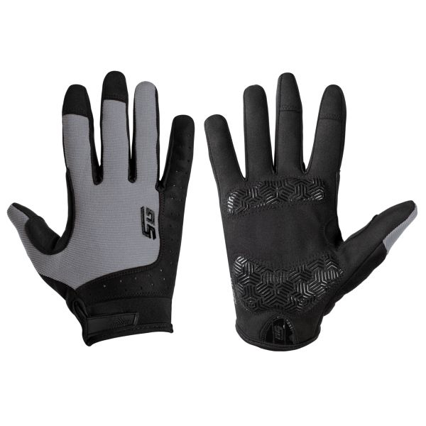 Перчатки полноразмерные STG Fit Skin, размер L, серый с черным