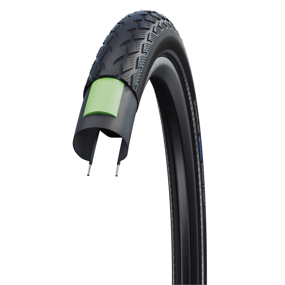 Покрышка Schwalbe 26x1.75 (47-559) MARATHON Perf, GreenGuard, TwinSkin B/BRT HS420 ADDIX 67EPI 31B