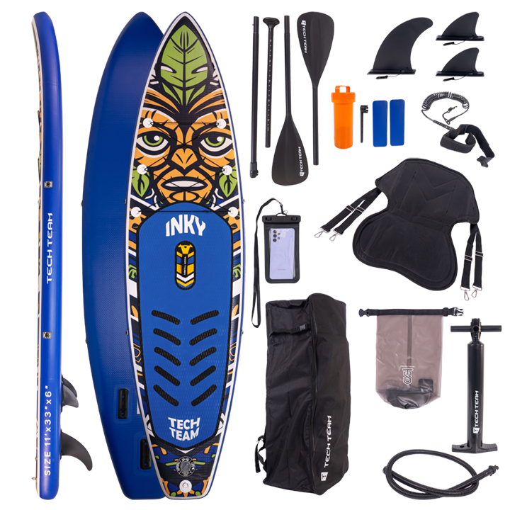 Сапборд Inky 335x84x15 см (сиденье в комплекте)