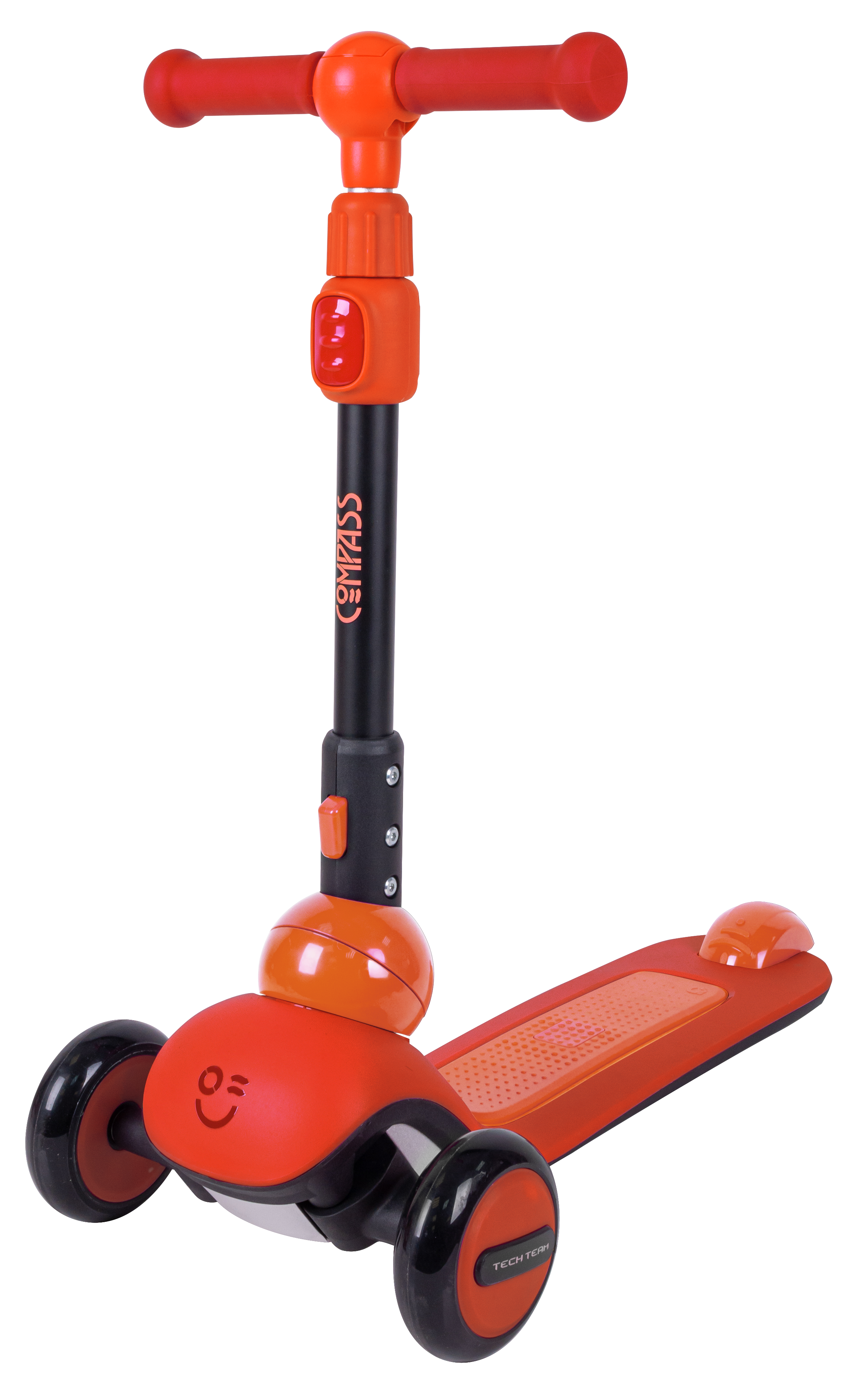 Самокат Compass red/orange 1/4