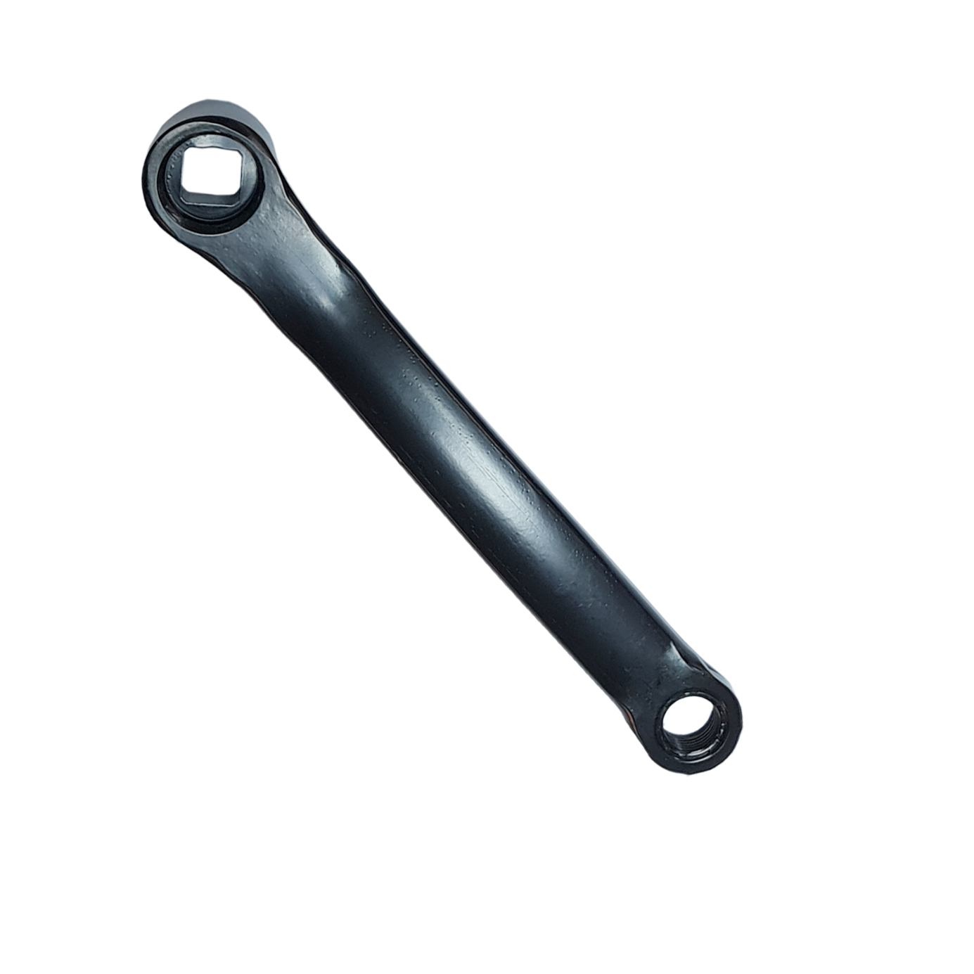 Шатун левый 165мм стальной,под ромб чрный