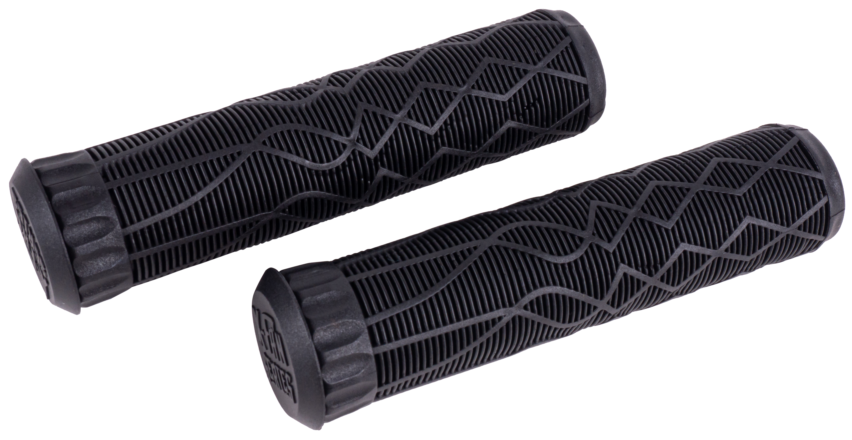 Н-р грипсы 2шт с барендами BL 115/S22, Black 1/50 на трюковой самокат 294279