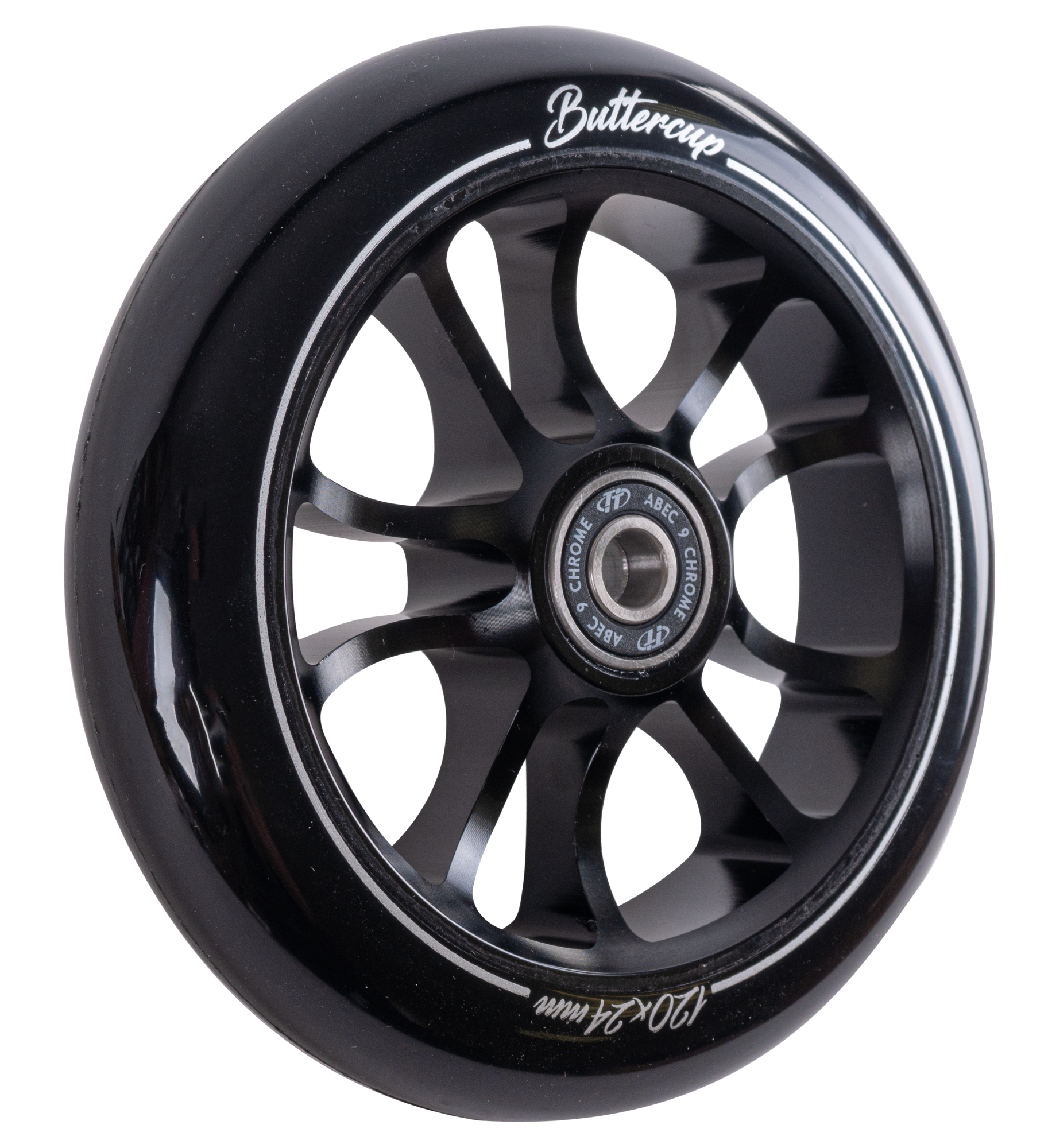 Колесо для самоката X-Treme 12024мм, Buttercup, black