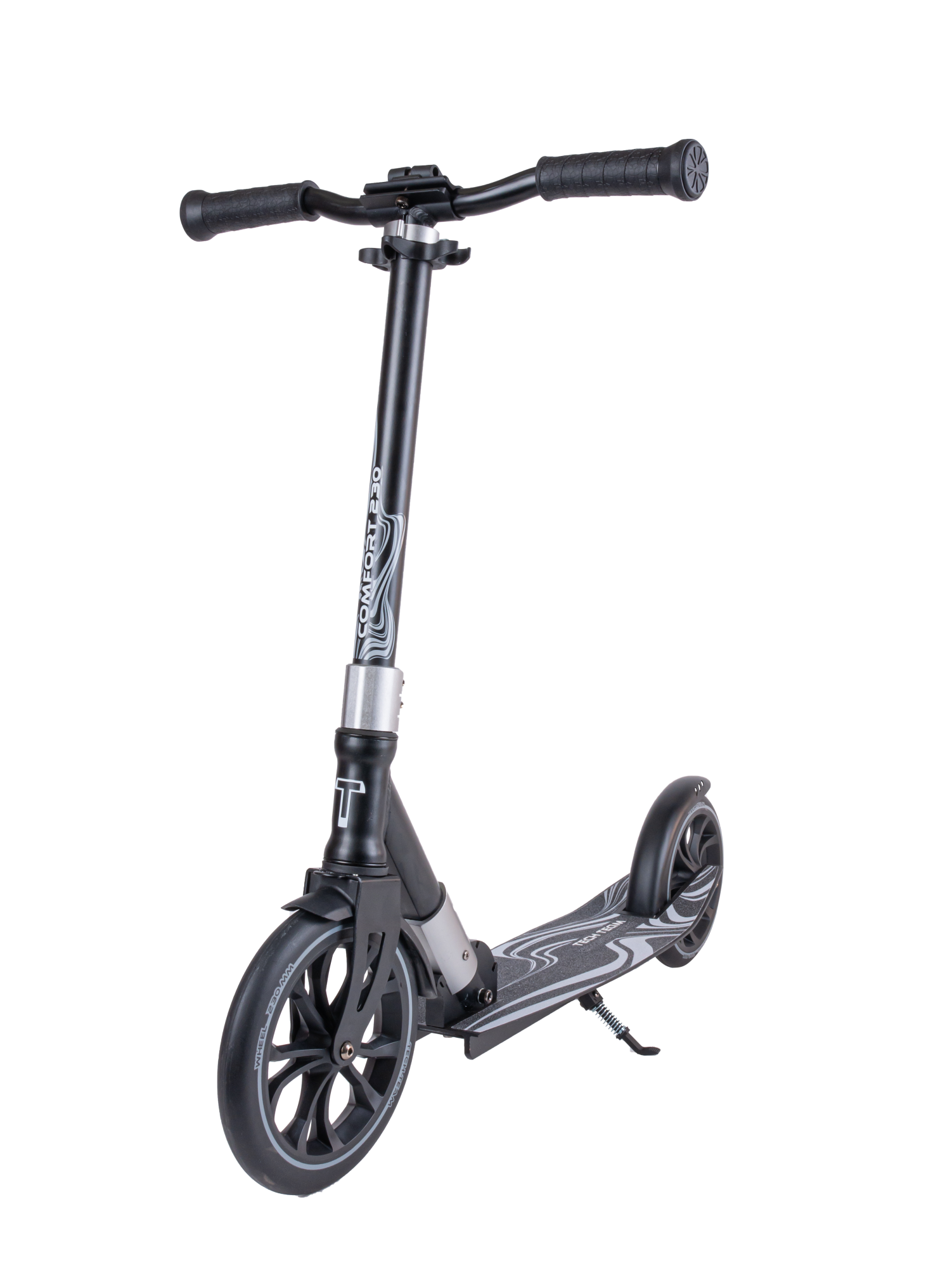 Самокат COMFORT 230R black/grey 1/2