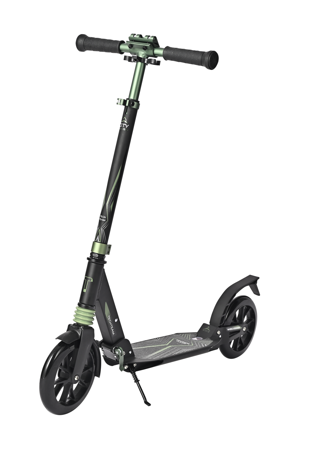 Самокат City scooter Disk Brake green 1/2