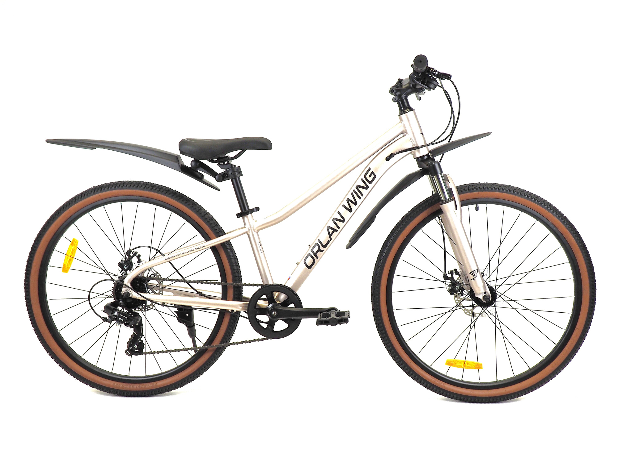 Велосипед ORLAN WING 26" VENUS 2.0 желтый, алюминий, размер 14