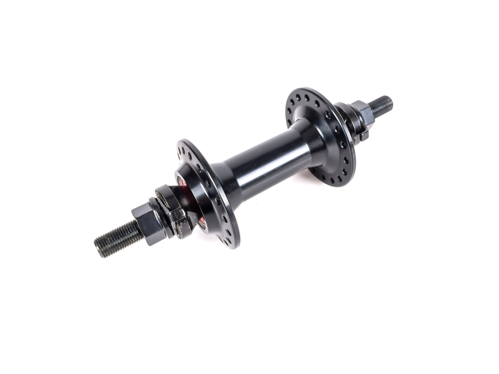 Втулка передняя БМХ QUANDO KT-M37F алюм. фрез. корпус, пром. подш., 36 отв, 100x160 мм, ось 3/8 KT-M