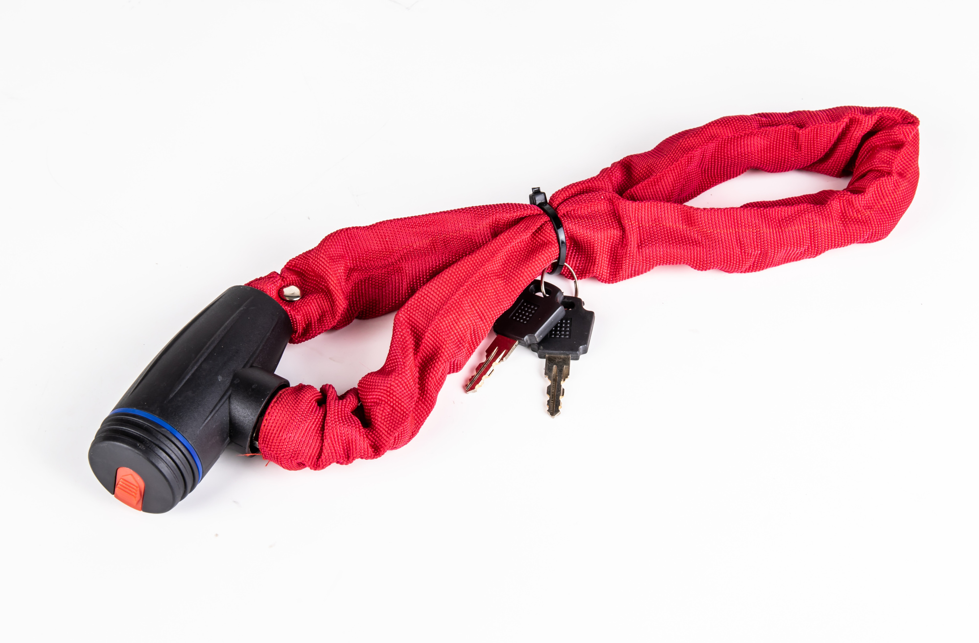 Замок велосипедный 6х800 mm ключ GK105.308 grey 1/20 GK105.308