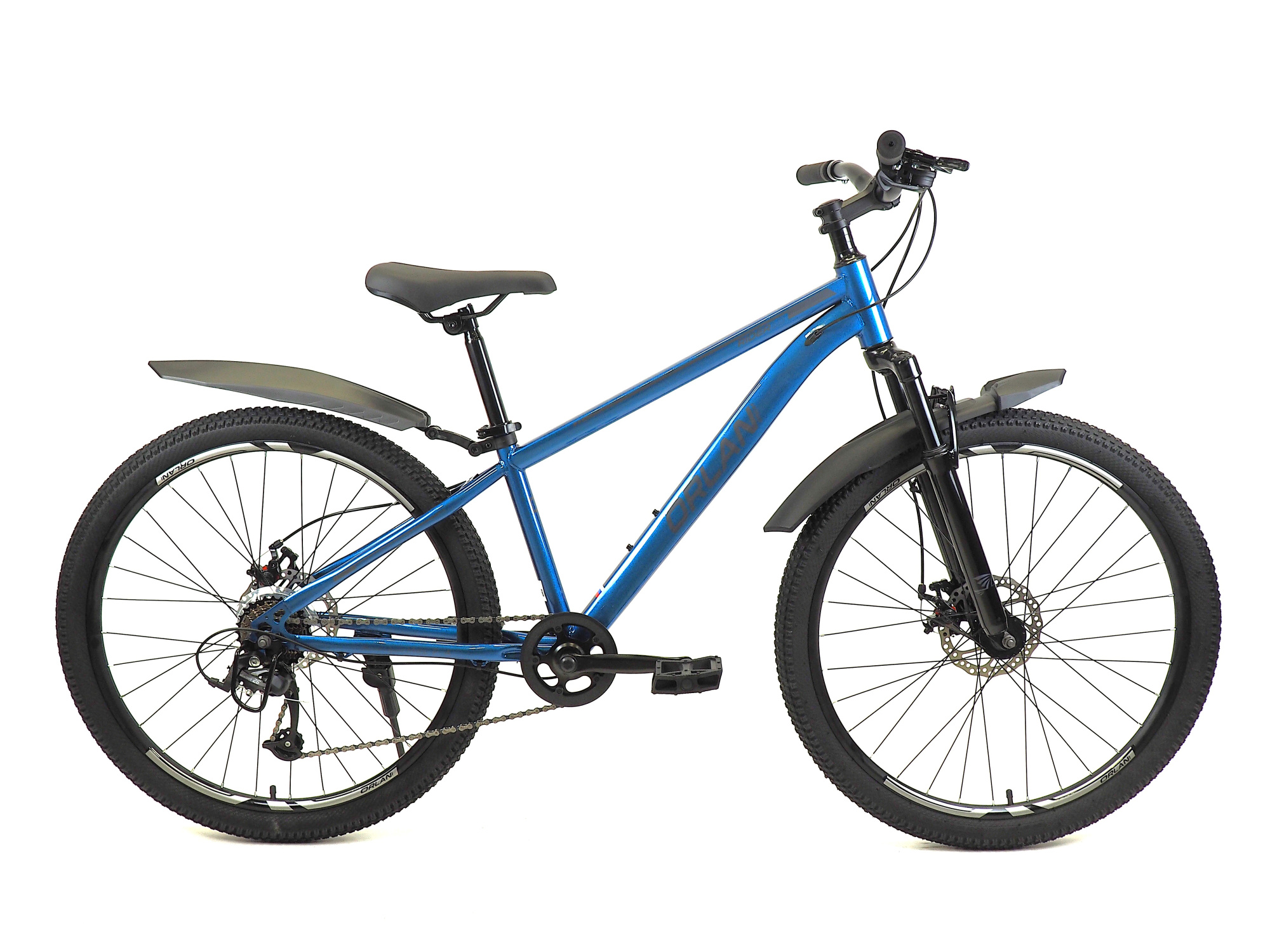 Велосипед ORLAN WING 26" RIDER 1.0 синий (серый), сталь, размер 14