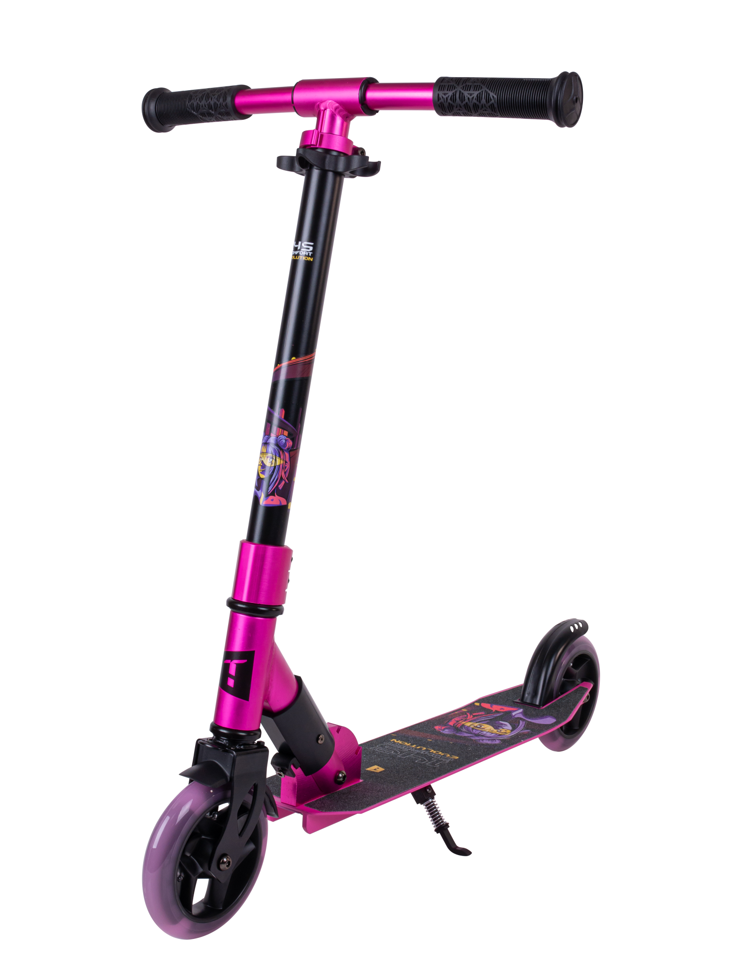 Самокат Comfort 145 evolution pink 1/4