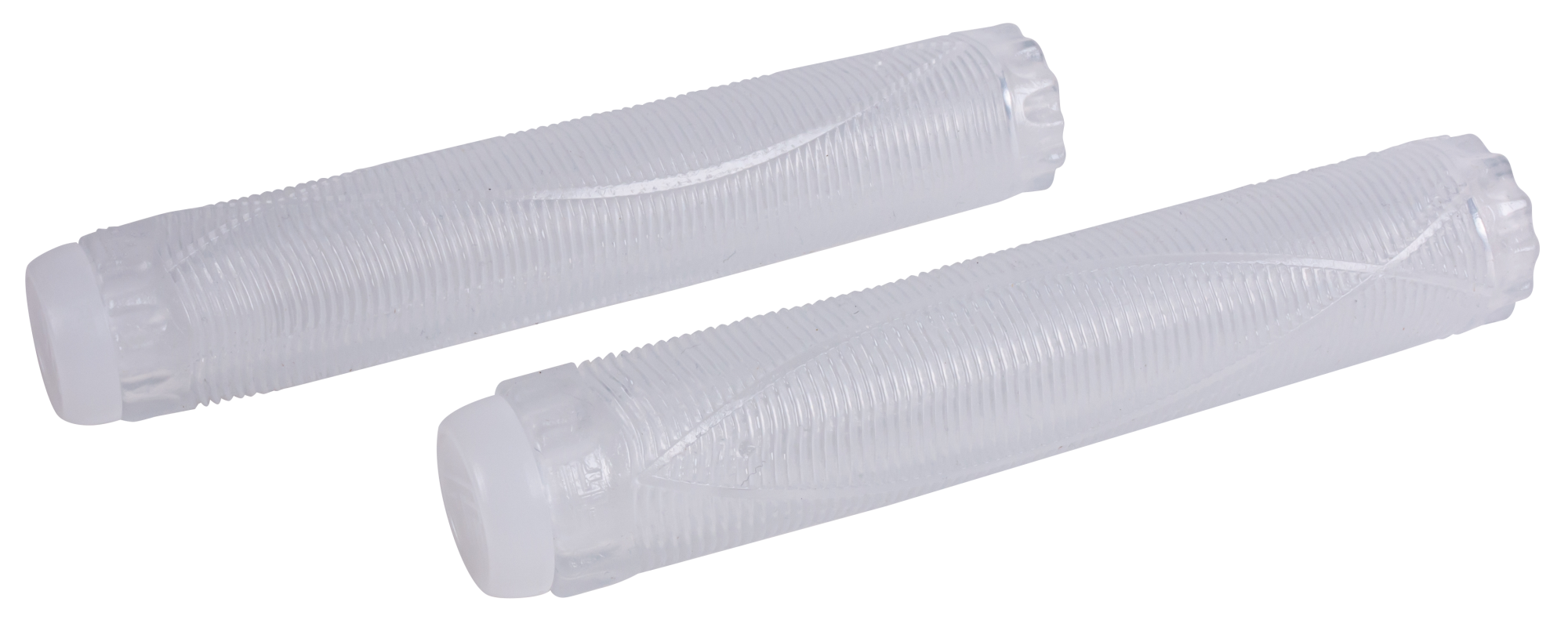 Н-р грипсы 2шт с барендами Fish, 170mm, Transparent, на трюковой самокат 1/100 294354