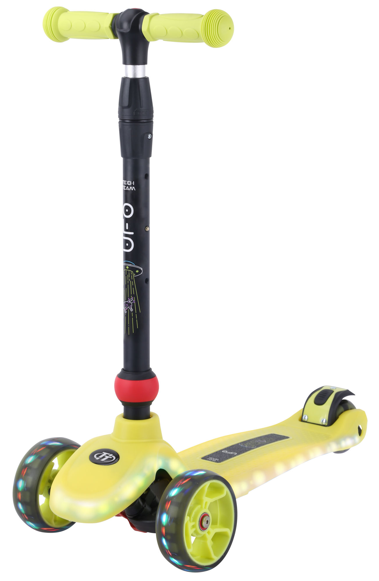 Самокат Ufo green 1/4