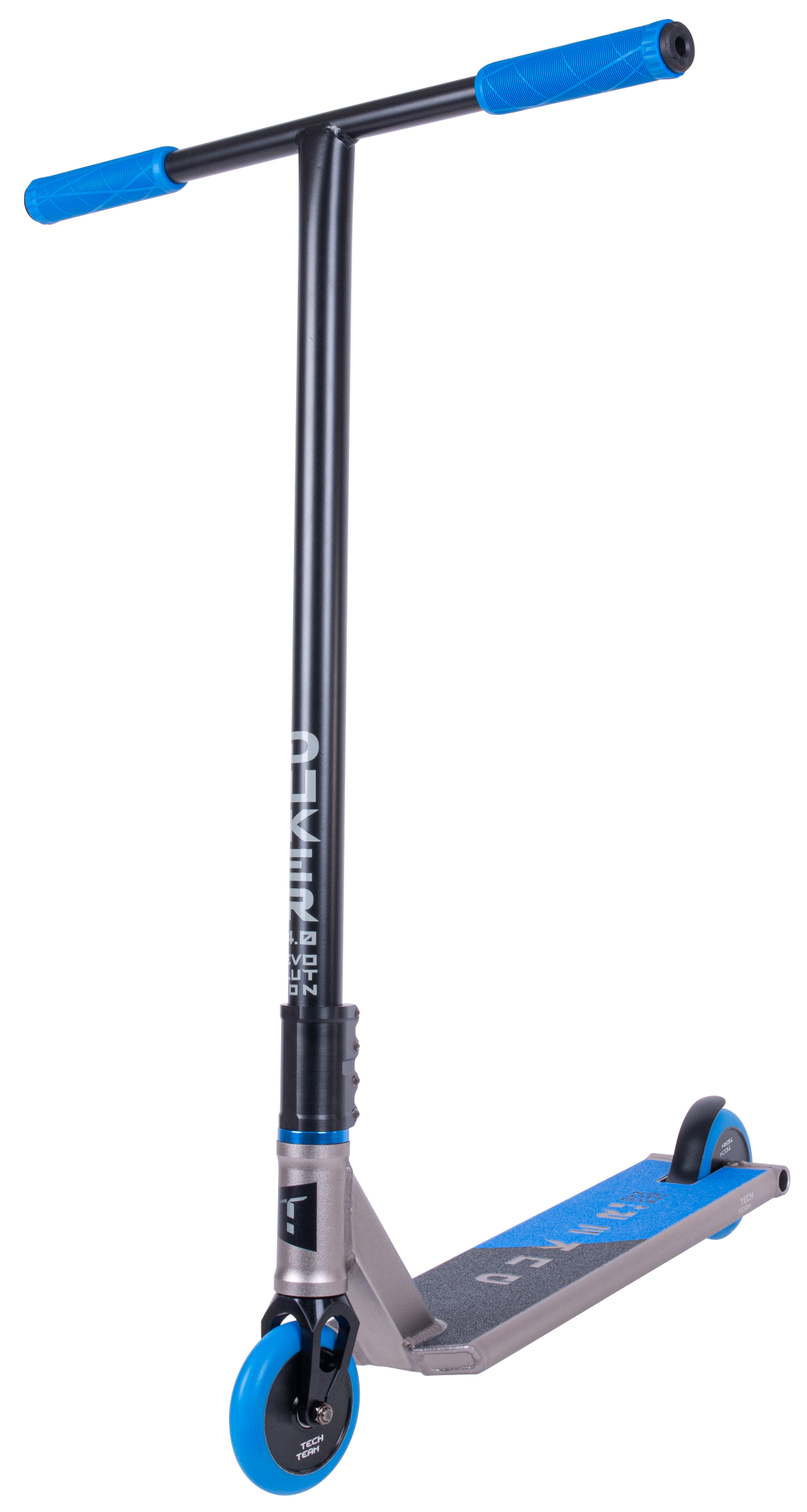 Самокат трюковой Duker 4.0  grey/blue 1/4