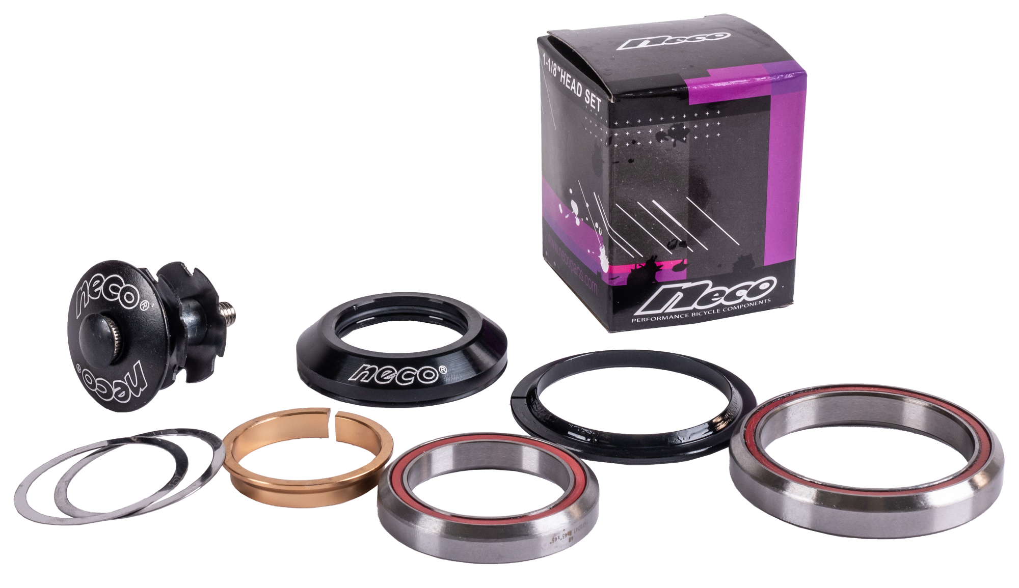 Рулевая NECO H-373, 1,5  1-1/8 52.2x39.8(30), безрезьбовая, интегр, пром. подшипники 41,8x45x4 H-373