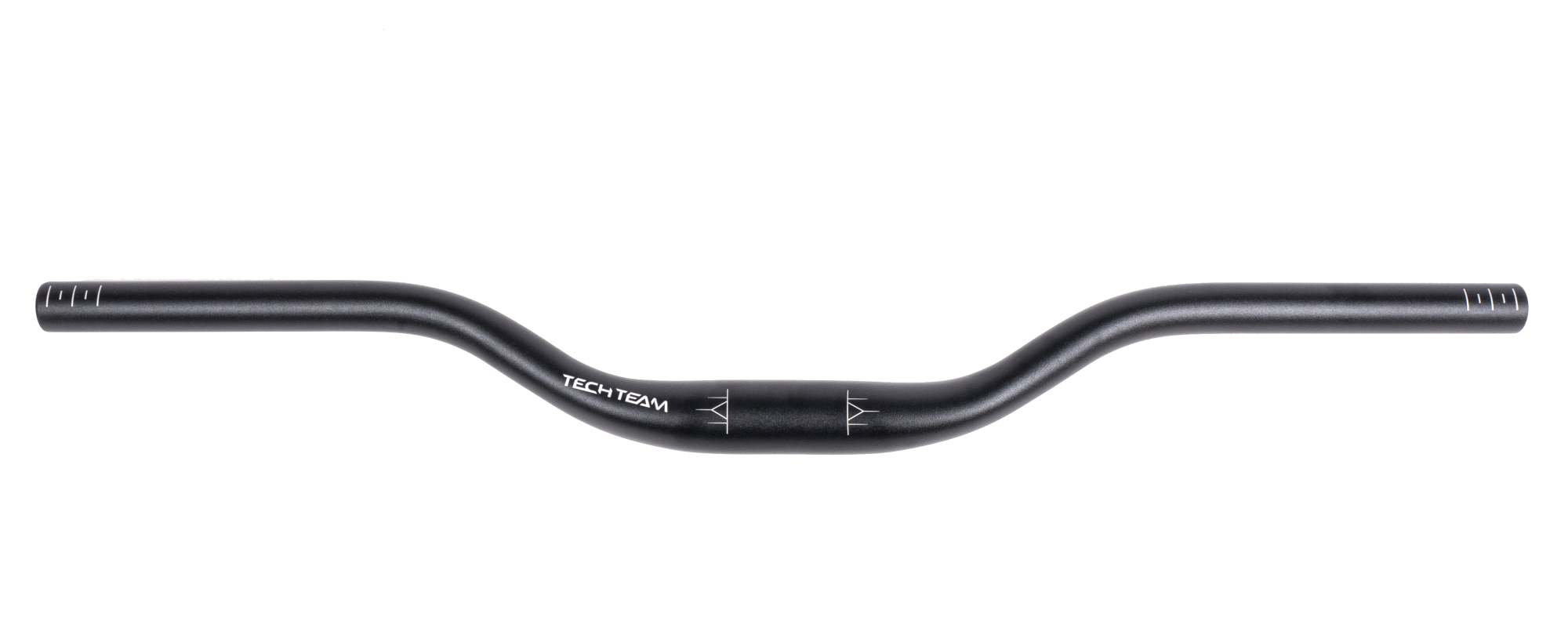 Руль алюм. 640мм, зажим 31,8мм, подъем 35мм, загиб 9  HB-640/31,8/15A JH802  640MM