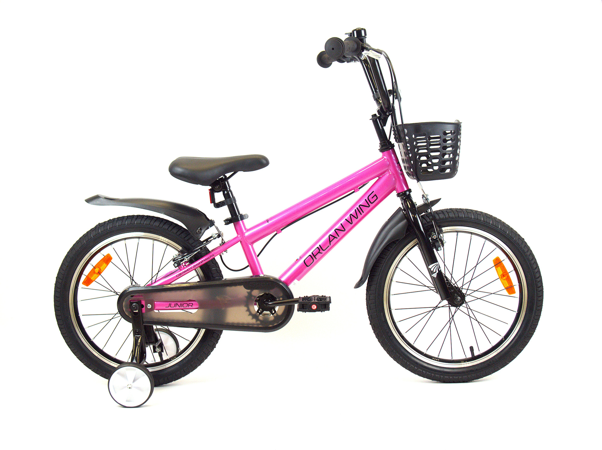 Велосипед ORLAN WING 18" JUNIOR розовый, сталь