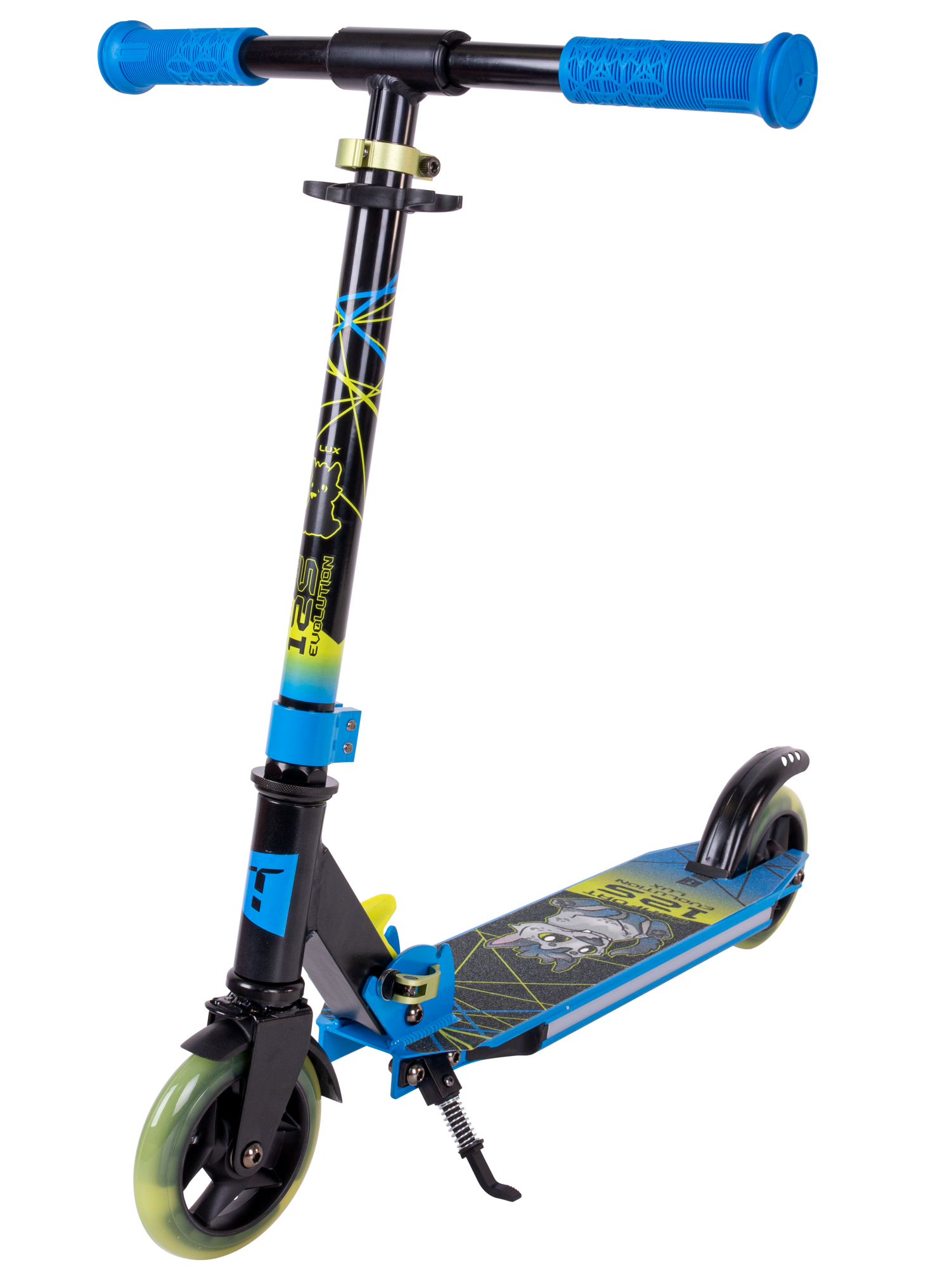 Самокат Comfort 125 evolution  lux blue 1/4