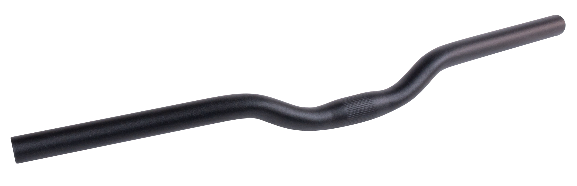 Руль стальной 580мм, зажим 25,4мм, подъем 20мм, загиб 15 580/25.4/20/15