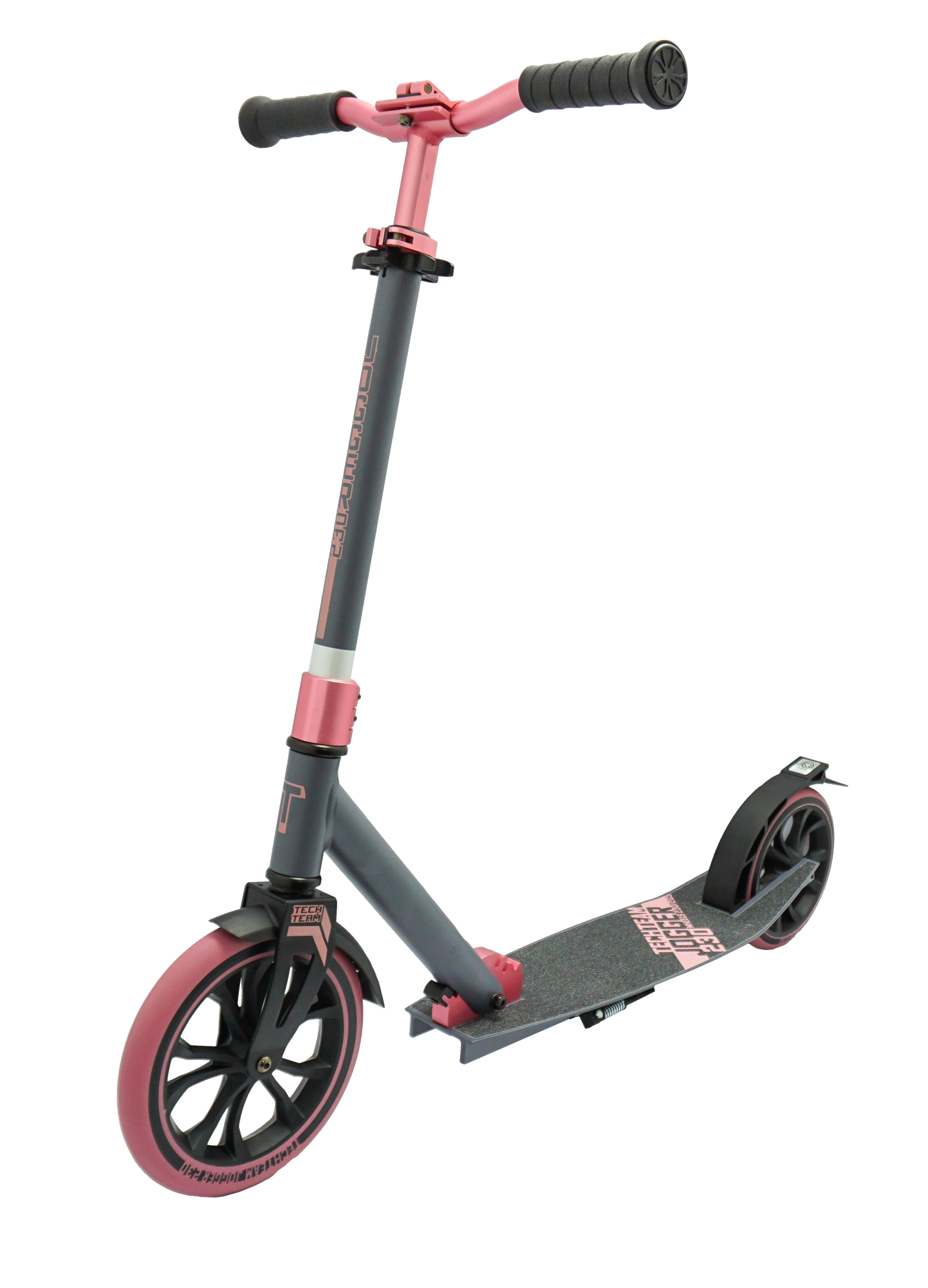 Самокат 230 jogger серо-розовый 1/2