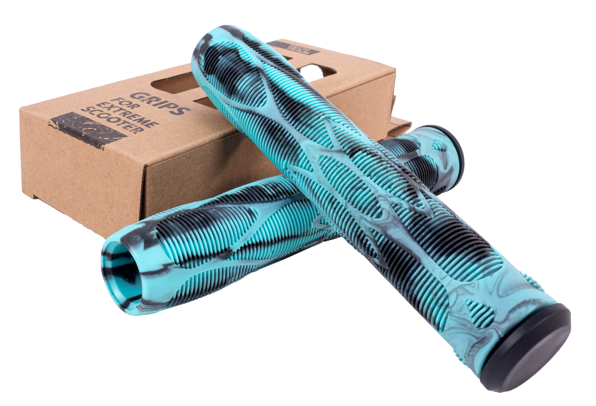 Грипсы 2шт с барендами  Voodoo 165 mm celadon