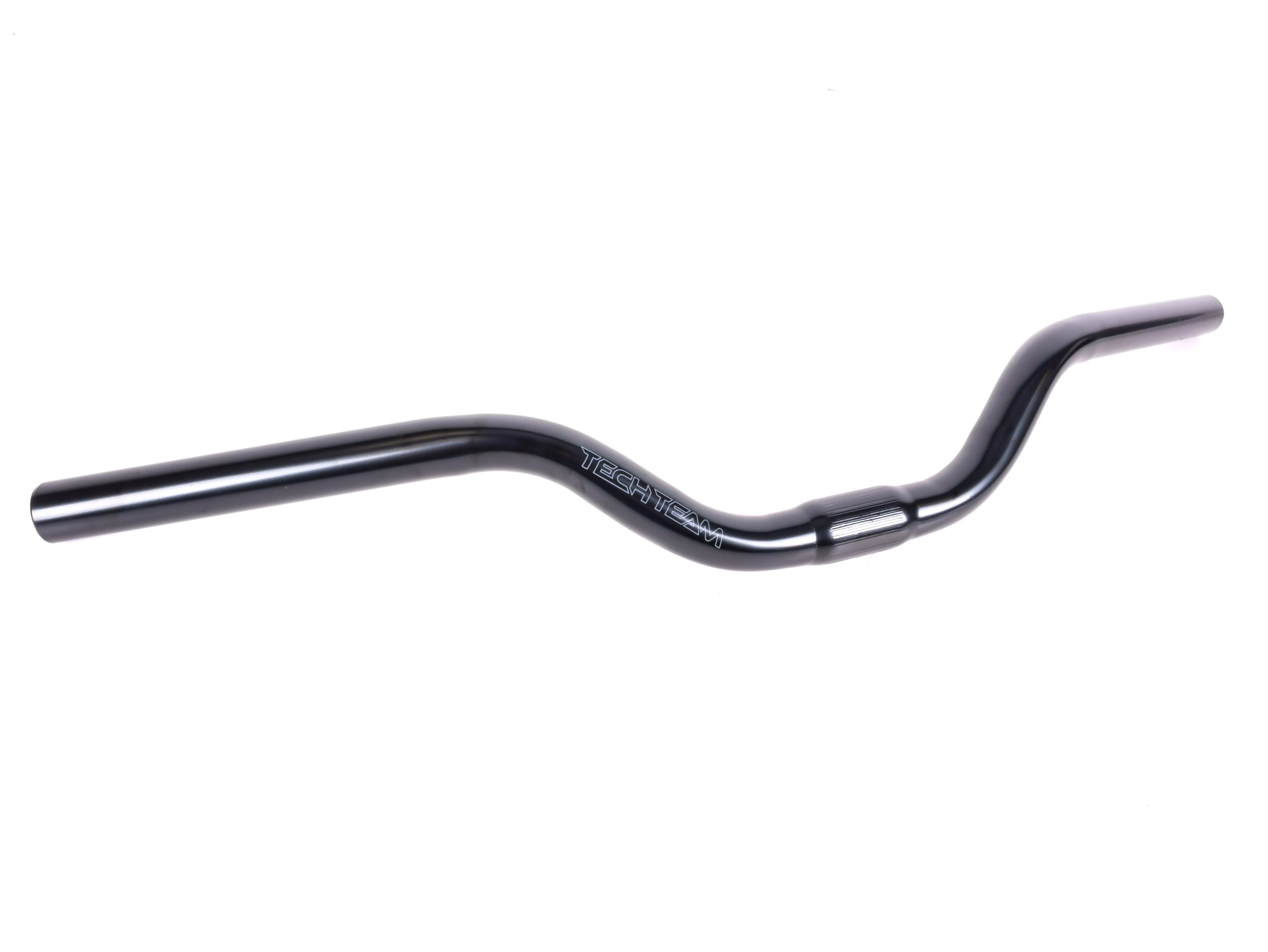 Руль стальной комфорт 640мм, зажим 25,4мм, подъем 75мм, загиб 35 SW806  640MM