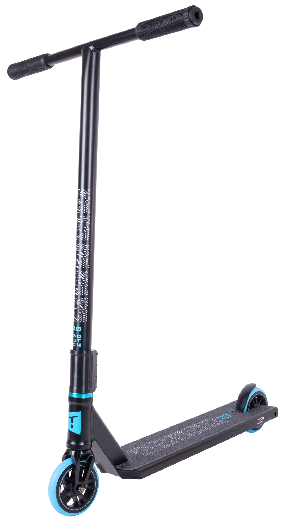 Самокат трюковой Duker 3.0  black/blue 1/4