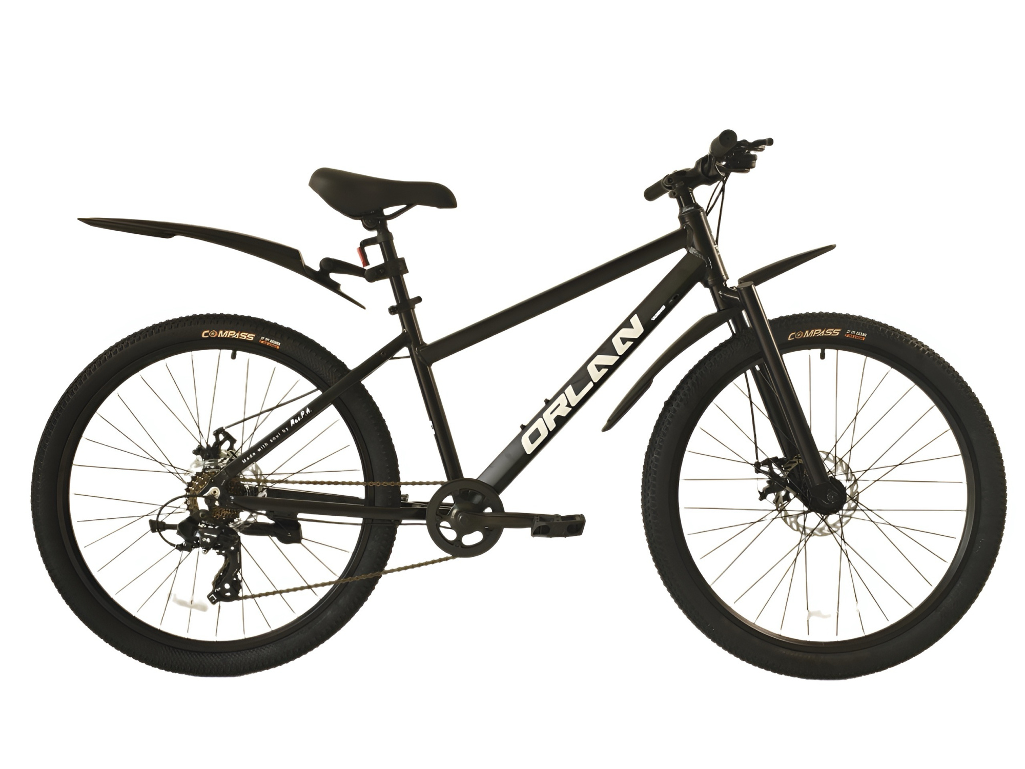 Велосипед ORLAN WING 26" SHIFT 2.0 черный, алюминий, размер 14