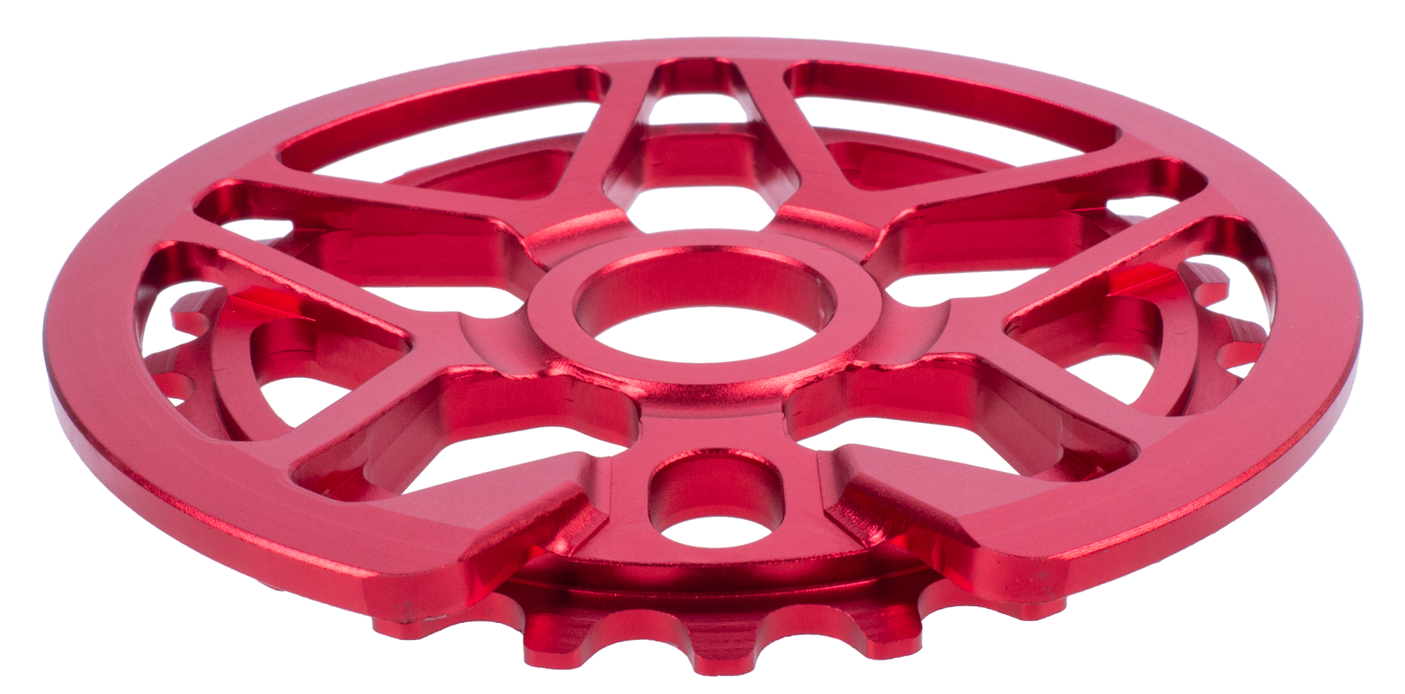 Звезда передняя для БМХ с гардом 25T алюм, Звезда красная KL -C311, red