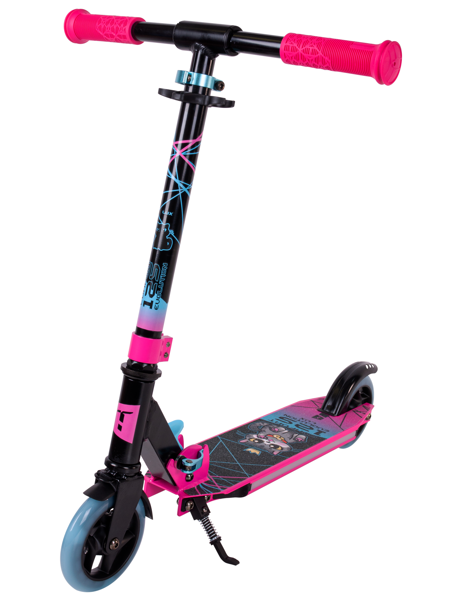 Самокат Comfort 125 evolution  lux pink 1/4