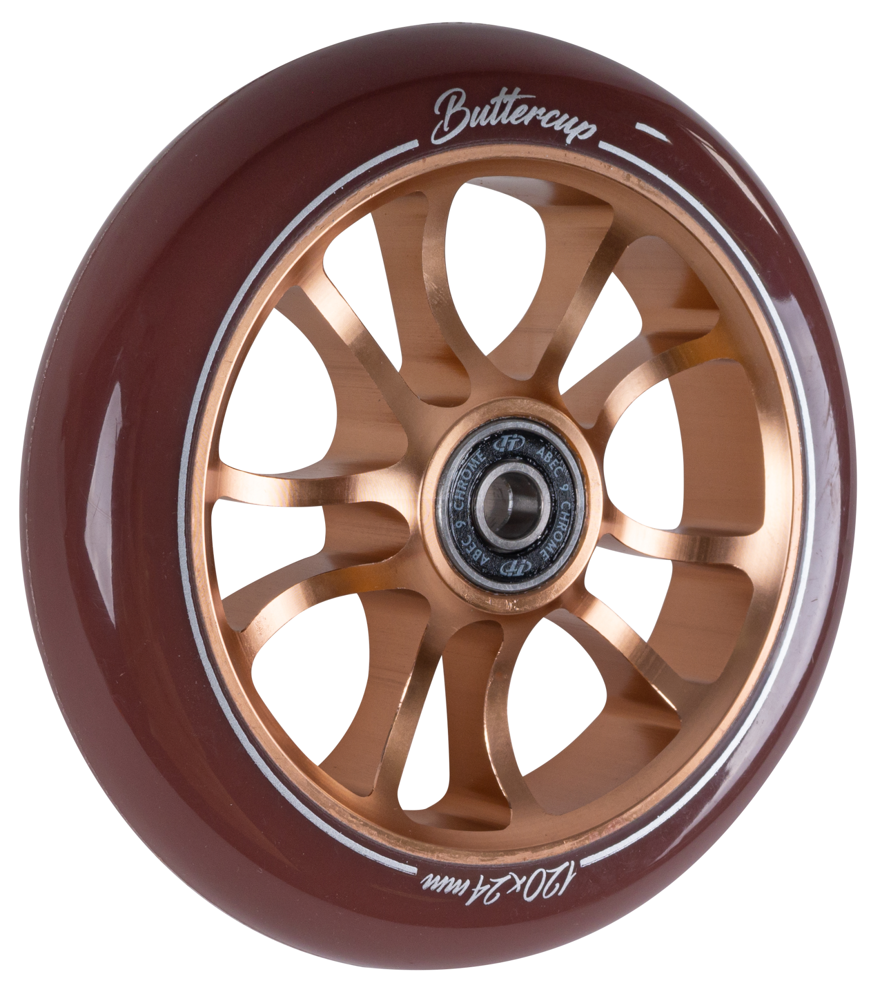 Колесо для самоката X-Treme 12024мм, Buttercup, brown