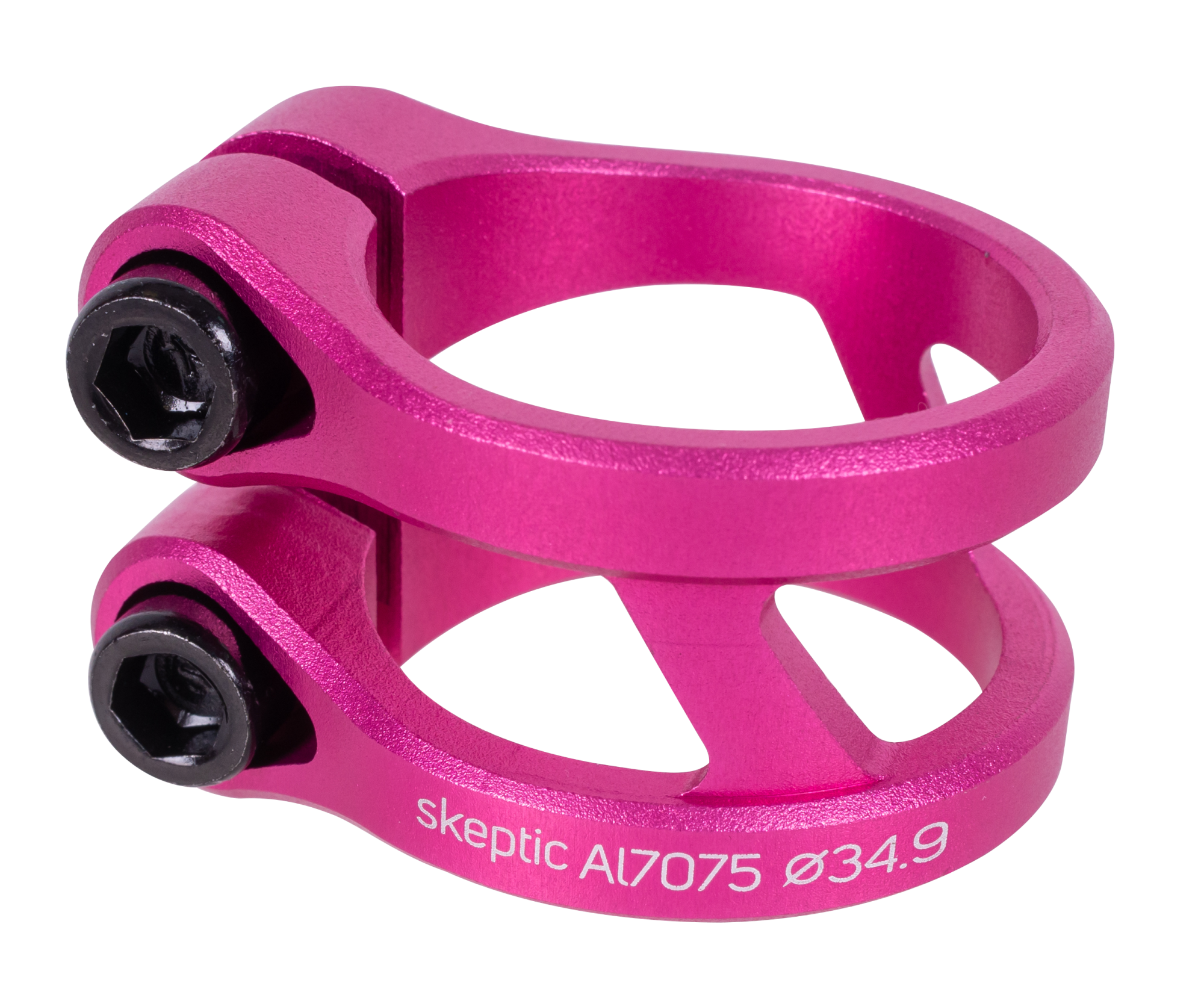 Зажим 2 болта Skeptic, 34,9мм, HIC, pink