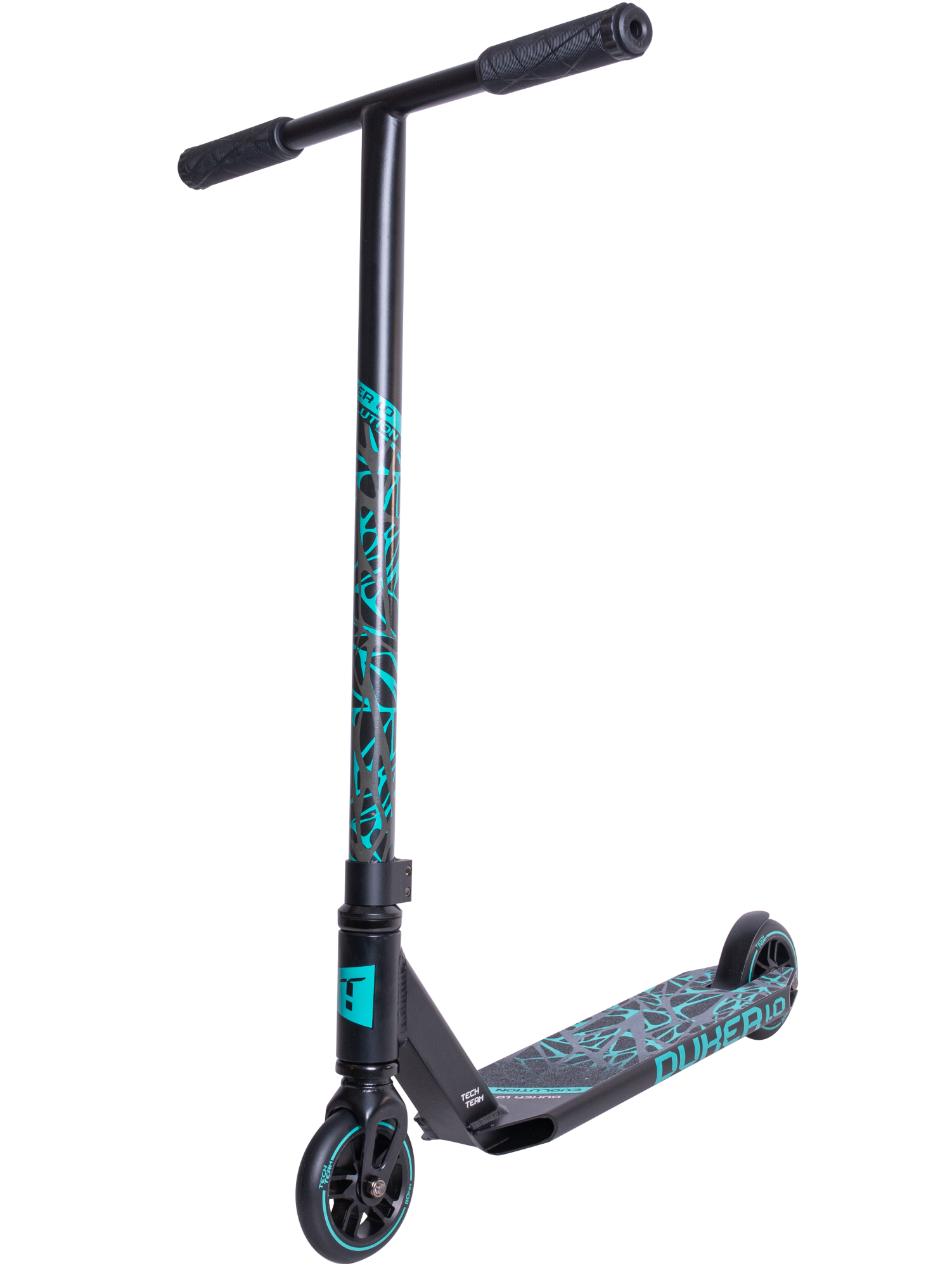 Самокат трюковой Duker 1.0 black/celadon 1/4