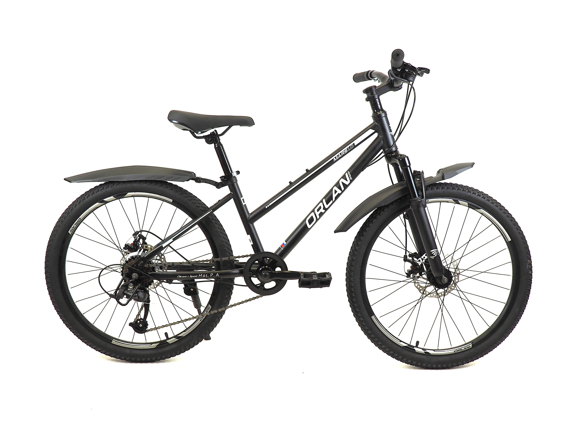Велосипед ORLAN WING 24" MARS 1.0 черный, сталь, размер 12