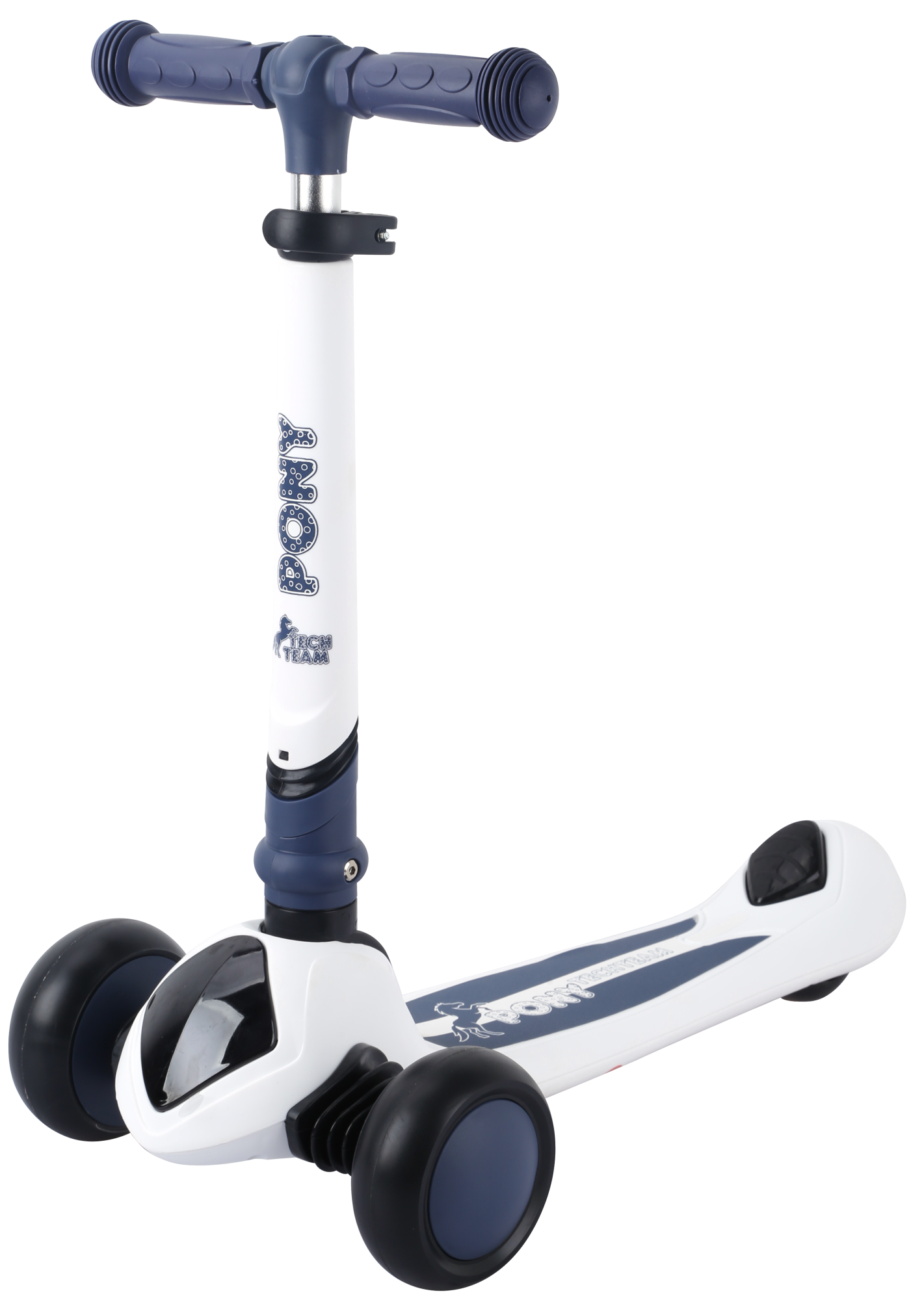 Самокат Pony blue 1/4