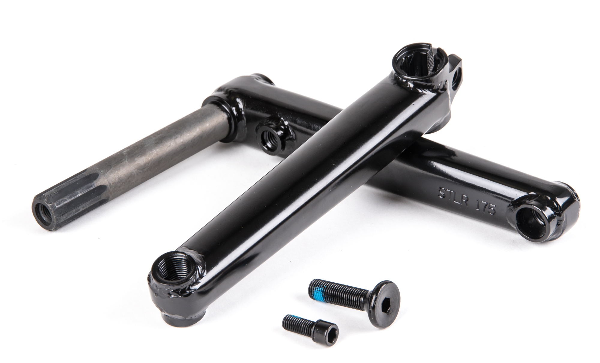 Шатуны Samox BFC1225S 2-х комп. D 31,8 мм, полые, 175 мм, 48T-22mm,  хром-молиб.  9/16 KL-8800Y-22