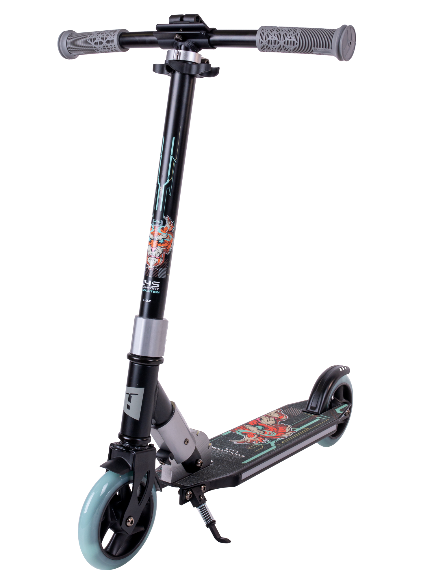 Самокат Comfort 145 evolution  lux black 1/4