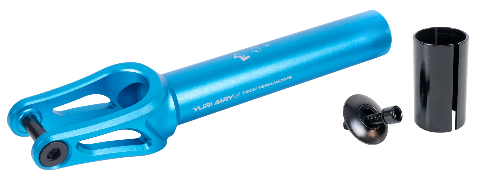 Вилка для X-Treme самоката, Yuri Airy, AL 7075 (SCS/HIC 24x110мм колеса) Blue