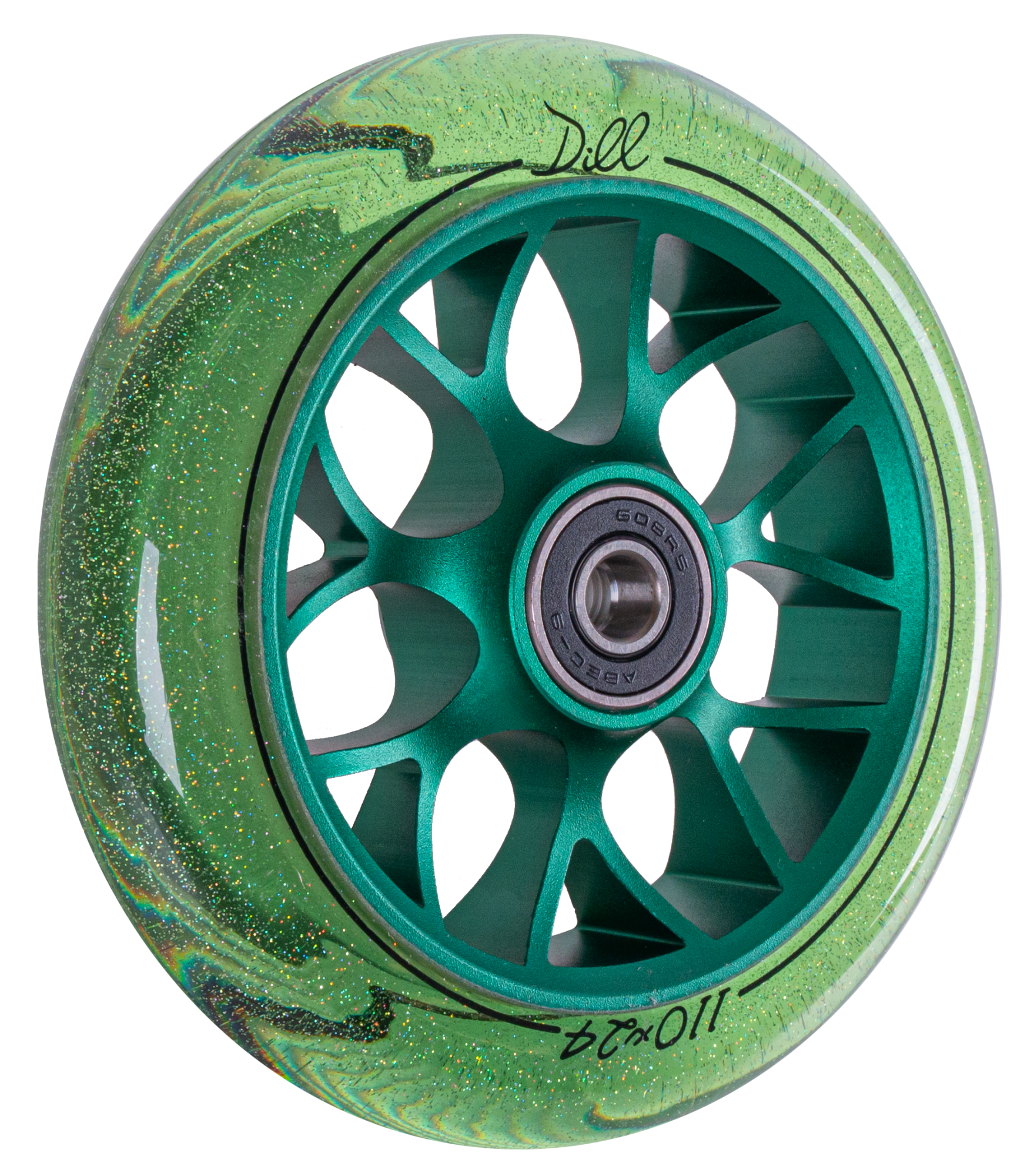 Колесо для самоката X-Treme 11024мм, Dill, green